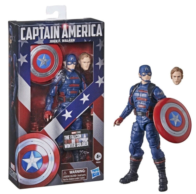 Figura exclusiva de 6 pulgadas de John F. Walker del Capitán América de Marvel Legends
