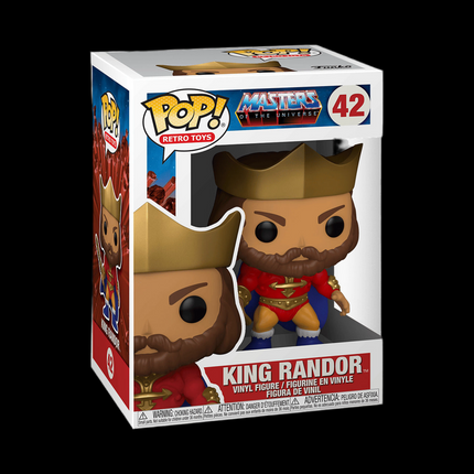 Figura de vinilo Funko POP! Retro Toys de Masters of the Universe: Rey Randor de 9,5 cm