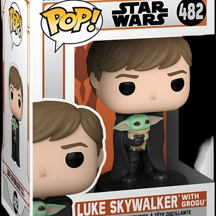 Figura Funko Pop! de Star Wars: Luke Skywalker con Grogu n.° 482