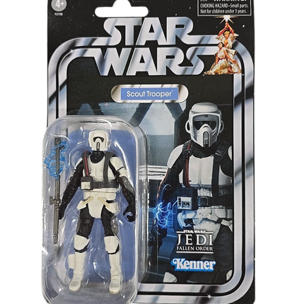 Figuras de acción de Star Wars The Vintage Collection Shock Scout Trooper de 3,75"