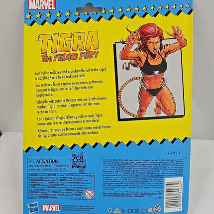 Hasbro Marvel Legends Retro Collection Tigra 6" Action Figure minty