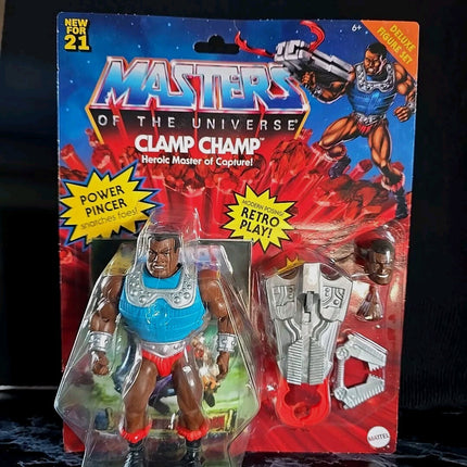 Mattel Masters of the Universe Origins Clamp Champ Action Figure - Ready To Ship
