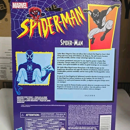 Marvel Legends Spider-Man Negative Zone Pizza Action Figure Retro-Carded New 
