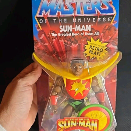  MOTU Masters of The Universe Origins Sun-Man 5.5" Action Figure Ready To Ship 