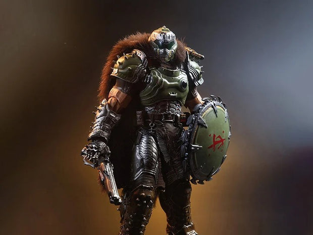 McFarlane DOOM The Dark Ages Doom Slayer 7" Deluxe Figure Elite Edition 