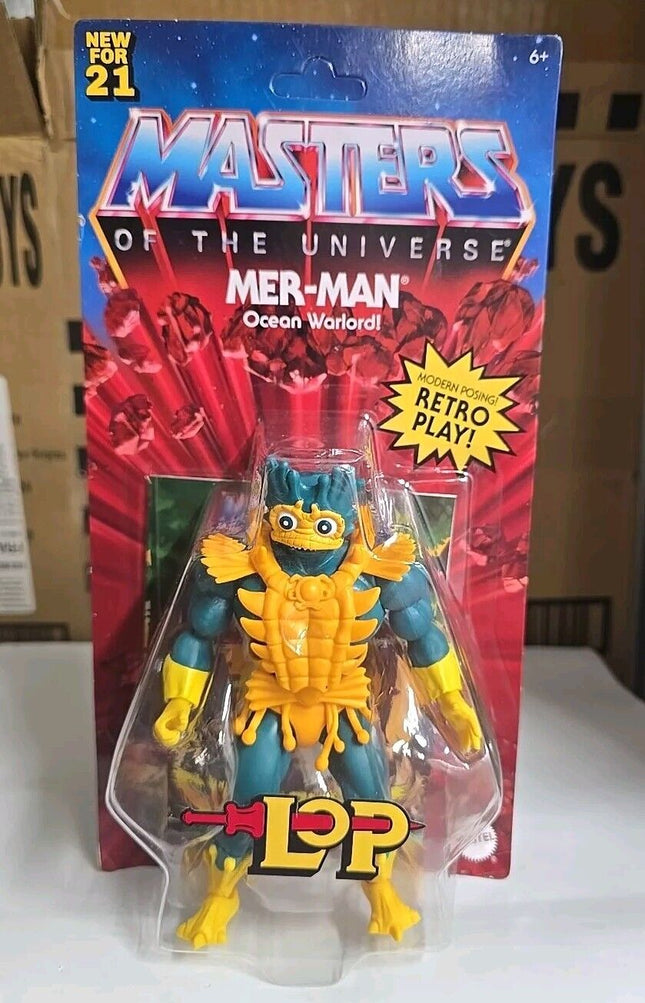2021 Mattel -  Masters of the Universe 5.5” Retro Action Figure: MER-MAN