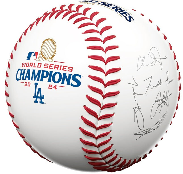 IN STOCK L.A Dodgers Facsimile Signature 2024  World Series Champs MLB Baseball