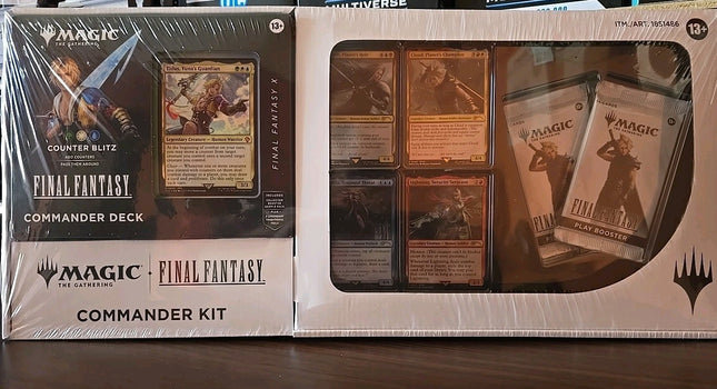 Magic The Gathering Final Fantasy CommanderKit Counter Blitz Costco Bundle