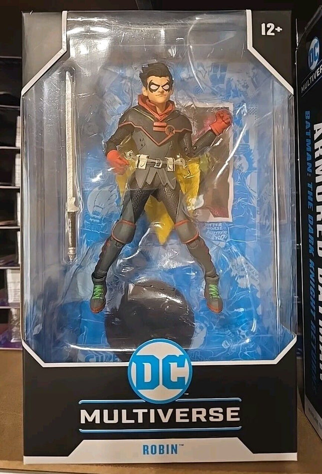 DC Multiverse Mcfarlane Toys  Infinite Frontier Damian Wayne Robin Figure New