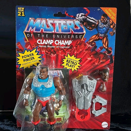 Mattel Masters of the Universe Origins Clamp Champ Action Figure - Ready To Ship