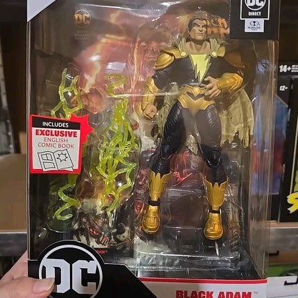 McFarlane DC Direct DC Multiverse Page Punchers Black Adam Figure  w/Comic