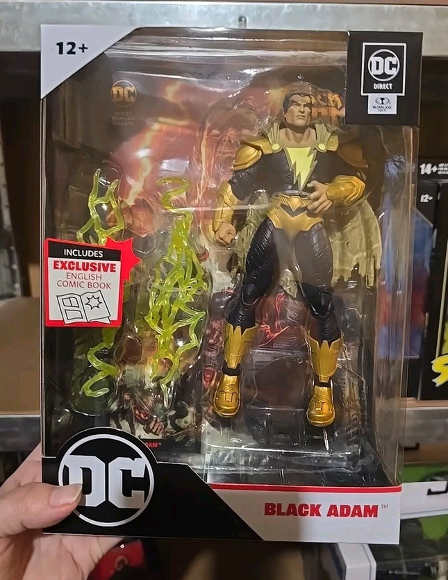McFarlane DC Direct DC Multiverse Page Punchers Black Adam Figure  w/Comic