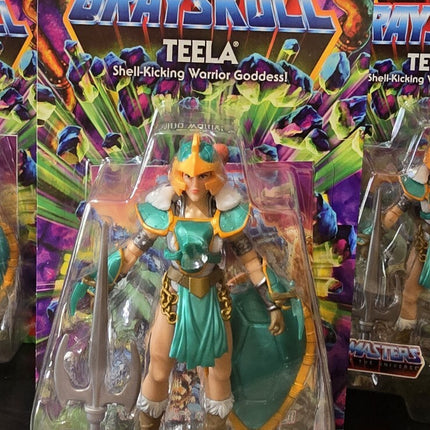 IN STOCK Masters of the Universe TURTLES OF GRAYSKULL Teela Mint Condition 