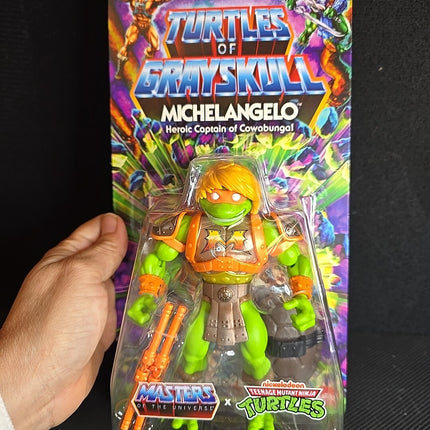 Masters Of The Univers Origins Turtles of Grayskull  Michelangelo Action Figure 