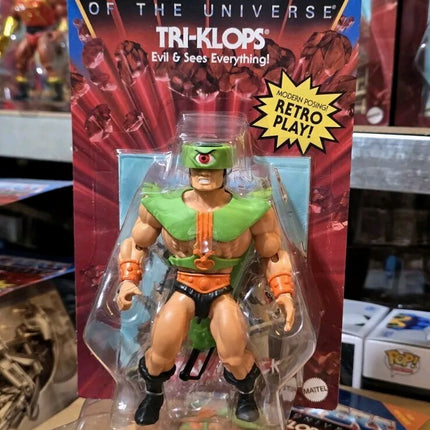 IN STOCKMattel Masters of The Universe Origins Fan Favorite Tri-Klops Ready  