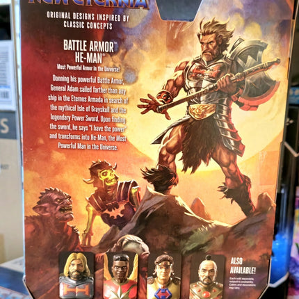 Masters of the Universe Masterverse Battle Armor He-Man Action Figure Sealed 