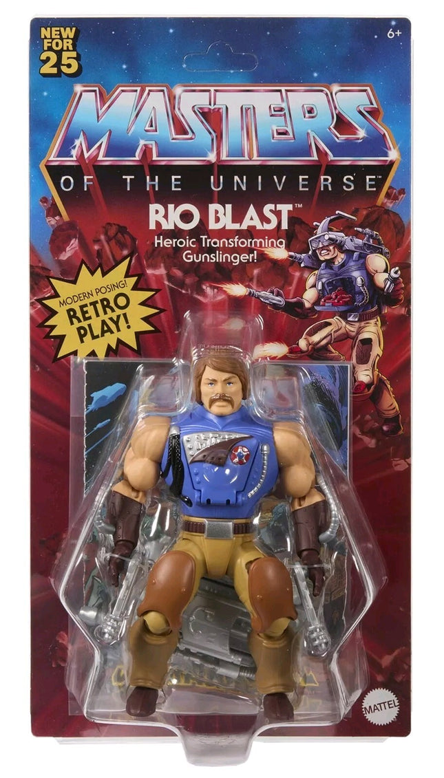 IN STOCK Masters Of The Universe Origins Rio Blast Action Figure 2025 