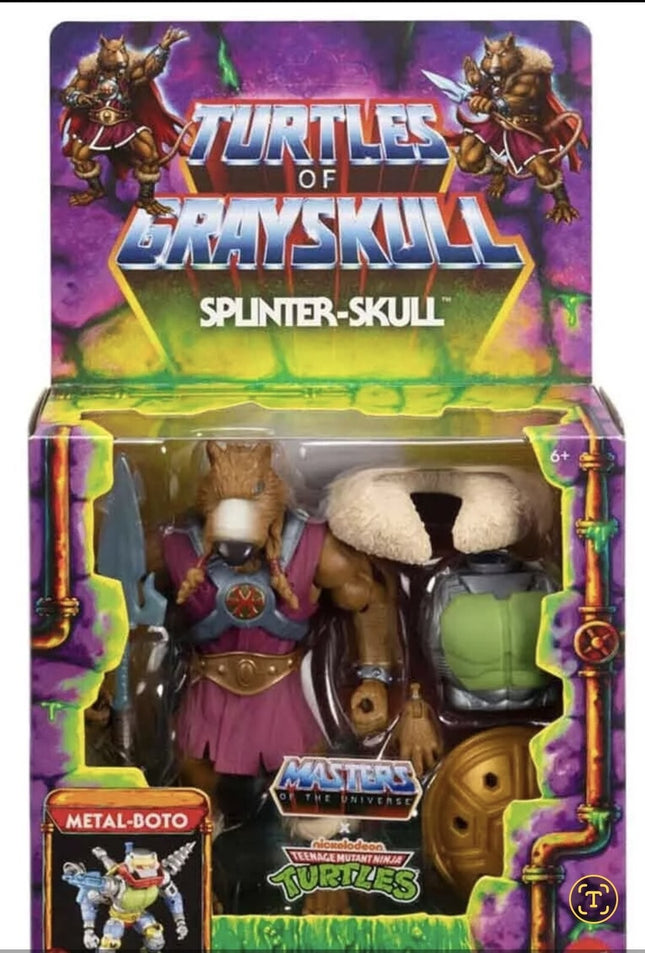 IN STOCK Masters of the Universe Origins: Turtles of Grayskull Splinter-Skull
