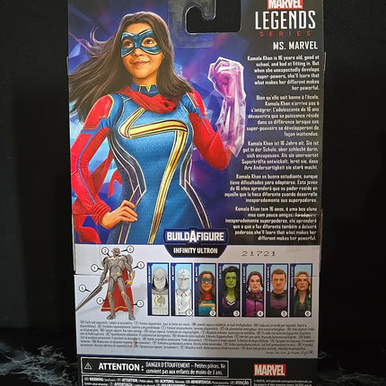 Hasbro Marvel Legends Infinity Ultron Series Ms Marvel 6" Figure New Sealed