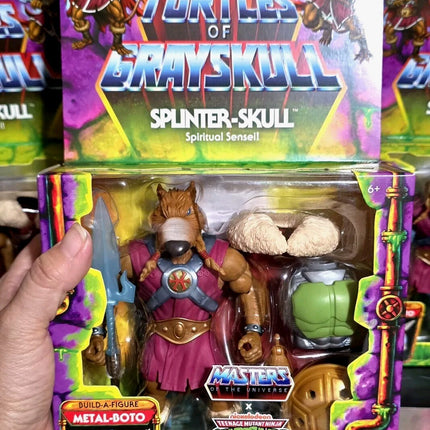 IN STOCK Masters of the Universe Origins: Turtles of Grayskull Splinter-Skull