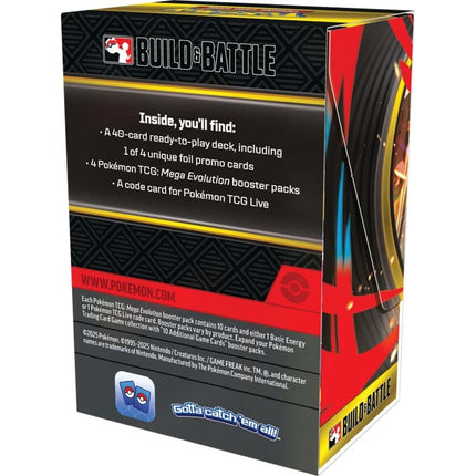 POKEMON MEGA EVOLUTION BUILT & BATTLE DECK (1 DECK) PRE SALE - SHIPPING 09/25