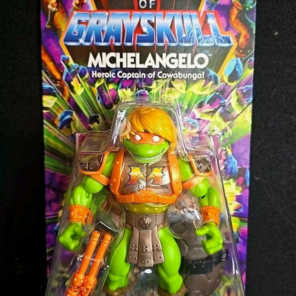 Masters Of The Univers Origins Turtles of Grayskull  Michelangelo Action Figure 