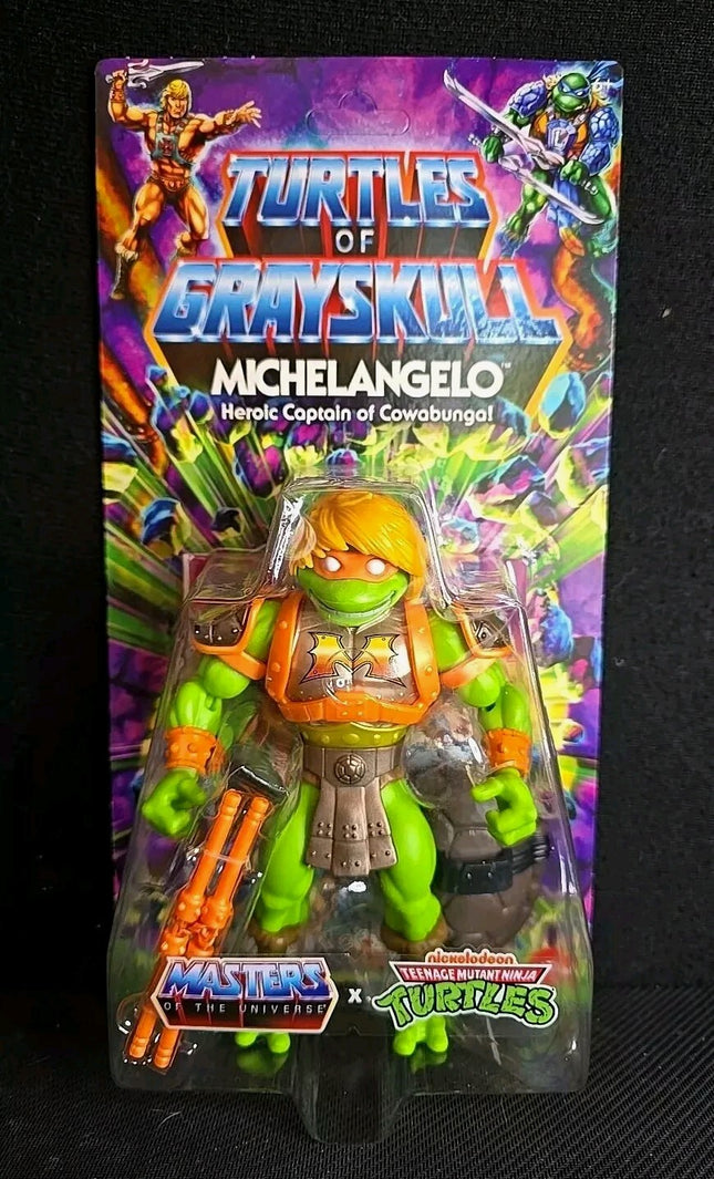 Masters Of The Univers Origins Turtles of Grayskull  Michelangelo Action Figure 