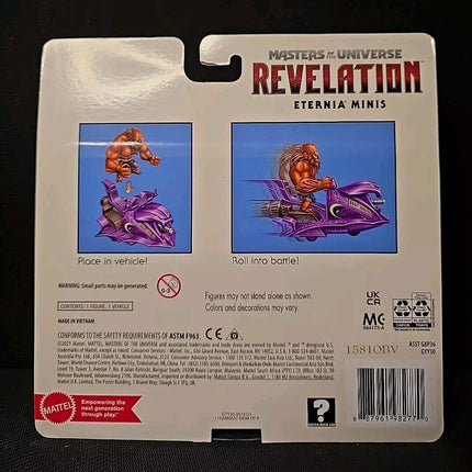 Masters of the Universe Eternia Minis Beast Man & War Sled Rolling Action NIB