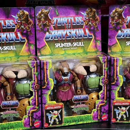 IN STOCK Masters of the Universe Origins: Turtles of Grayskull Splinter-Skull