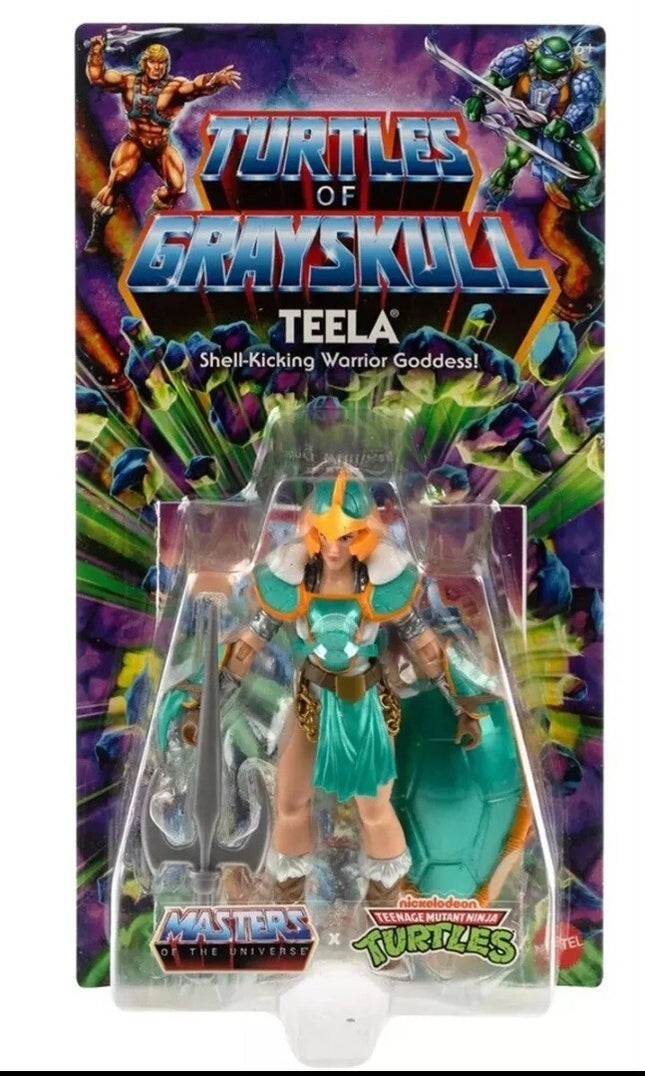 IN STOCK Masters of the Universe TURTLES OF GRAYSKULL Teela Mint Condition 