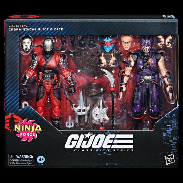 SDCC 2025 Exclusive Hasbro GI Joe Cobra Ninjas Slice And Dice Presale
