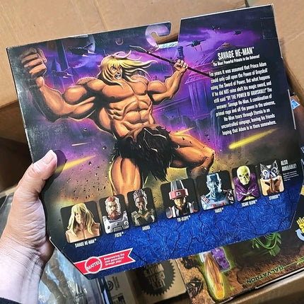 Masters of the Universe Revelation Netflix Series Savage He-Man 7in Action Fig.