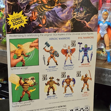 Masters of the Universe Origins Buzz-Off Action Figure - New Sealed 