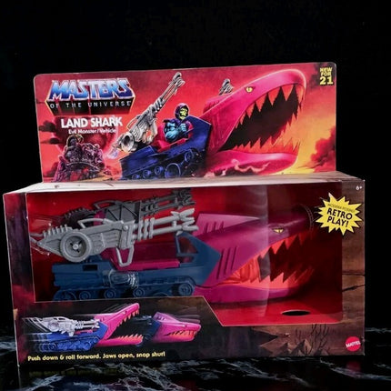 Masters of the Universe Origins  Land Shark Vehicle Retro Play MOTU New Sealed 