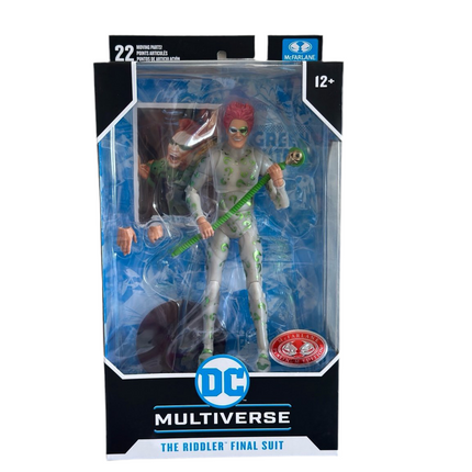 Batman Forever - Figura de Riddler con traje final (versión Chase) de DC Multiverse, 18 cm