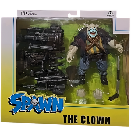 Figura de acción de lujo Spawn EL PAYASO de McFarlane Toys