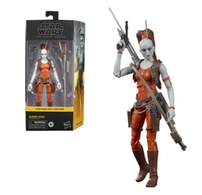 Figura de acción de Aurra Sing de Star Wars Black Series Clone Wars