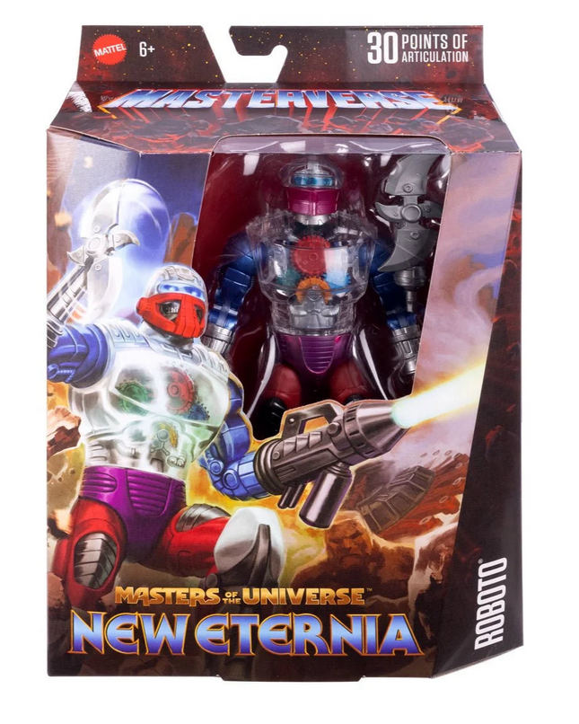 Figura de acción de Roboto de la Nueva Eternia de Masterverse Wave 16 de Masters of the Universe