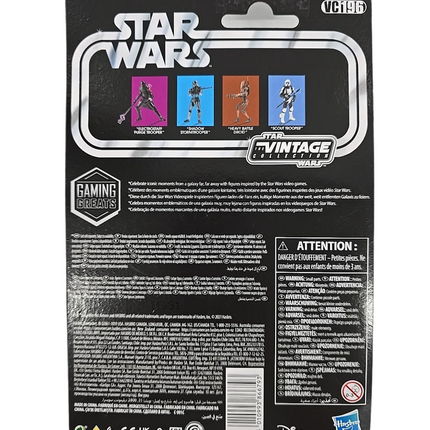 Figuras de acción de Star Wars The Vintage Collection Shock Scout Trooper de 3,75"