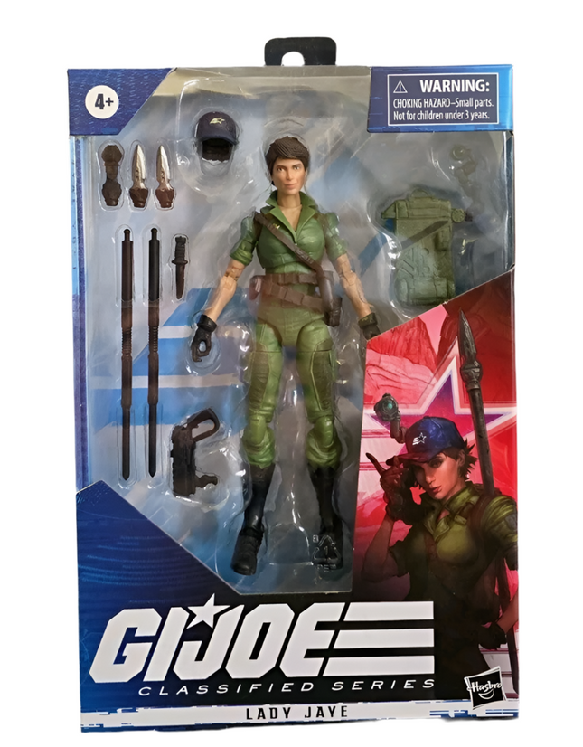 Figura de acción Lady Jaye de 6 pulgadas de la serie clasificada GI Joe de Hasbro