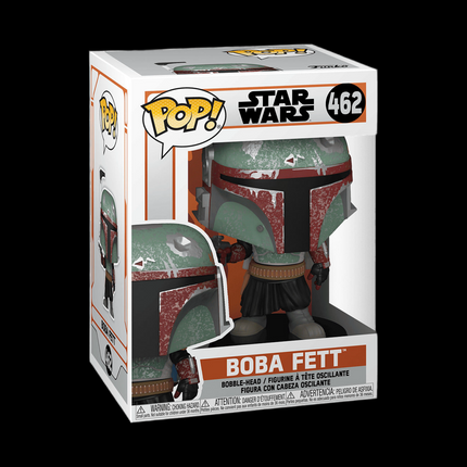 Figura cabezona de vinilo de Boba Fett de Star Wars: El Mandaloriano (Funko Pop!) n.° 462