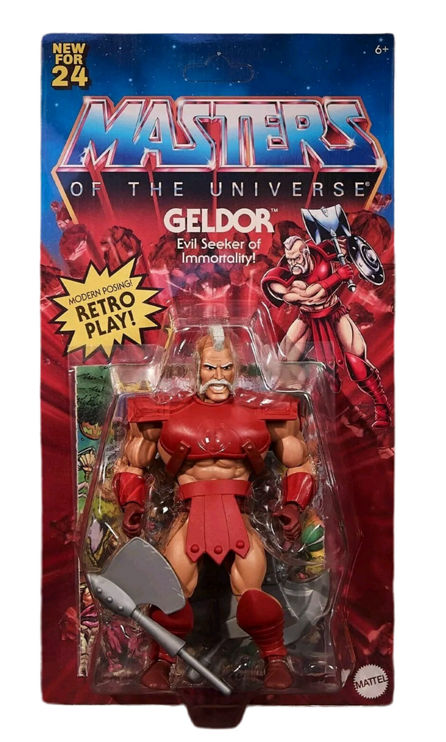 Masters of the Universe Origins Geldor Exclusivo