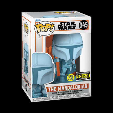 Funko Pop! Star Wars: El Mandaloriano Holograma Brilla en la Oscuridad Exclusivo de EE