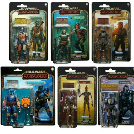 Colección de créditos Star Wars Black Series Mandalorian Lote de 6 figuras