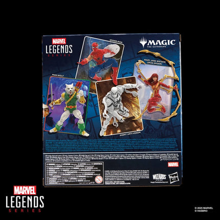 Spider-Man Marvel Legends Magic: The Gathering Battle-Damaged Spider-Man 6-Inch Action Figure and Card