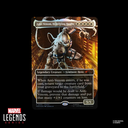 Spider-Man Marvel Legends Magic: The Gathering Battle-Damaged Spider-Man 6-Inch Action Figure and Card