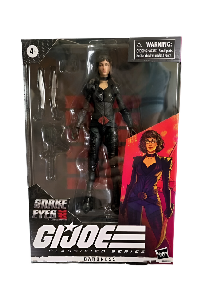 Figura de acción de 6 pulgadas de la serie clasificada de la película GI Joe Origins 19 Baronesa