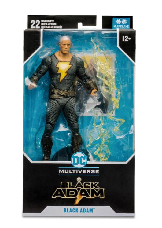 Figura de The Rock de Dwayne Johnson de Black Adam de DC Universe McFarlane