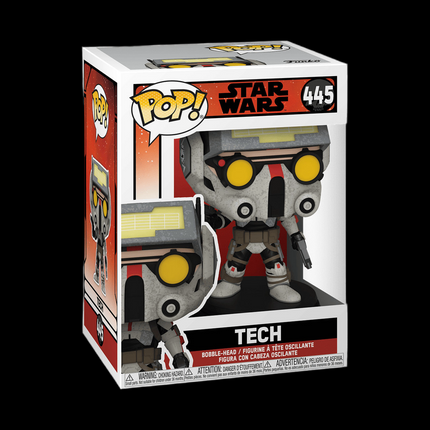 Figura de vinilo Funko POP! Star Wars: La Remesa Mala: Tech n.° 445
