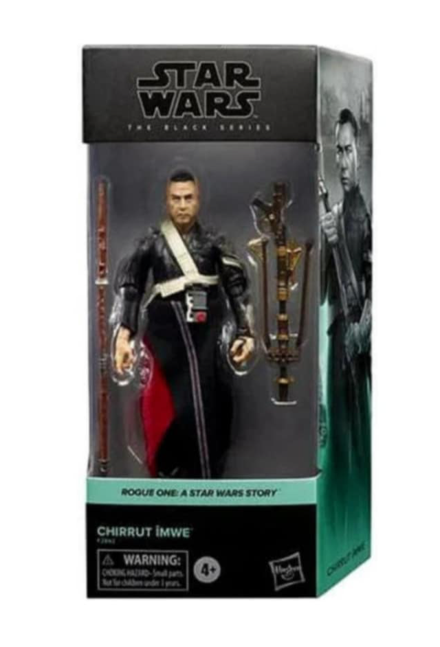 Hasbro Star Wars The Black Series: Rogue One - Figura de acción de Chirrut Îmwe